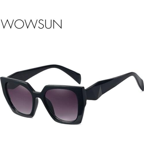 Cat eye Square Oversized Sunglasses Women Men Luxury Brand Designer Sun Glasses Famale Male Retro Eyewear UV400 Shades A146