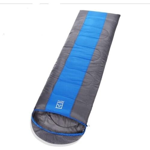 Outdoor thickened sleeping bags can be spliced spring and autumn siesta sleeping bags widened extended camping equipment at6106