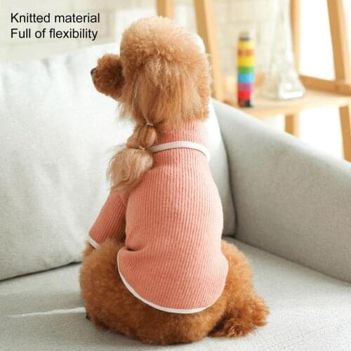 Unisex Cozy Cat Dog Winter Cardigan Shirt Casual Puppy Knitwear Snap Design for Autumn