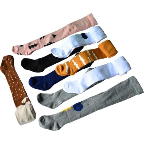 Spring Autumn Baby Pantyhose Boy Girls Childrens Cotton Tights Kawaii Animal Pantimedia 2020 Fashion Fox Stockings