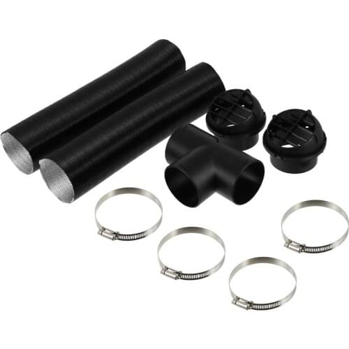 1 Set Exhaust Gas Hose Car Air Heater Parts Heating Pipe Clamp Exhaust Connector