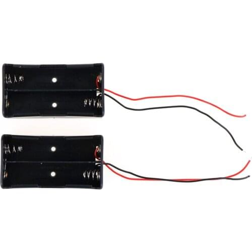 1pcs New Power Bank 18650 Battery Holder Plastic Battery Holder Storage Box Case For 2x18650