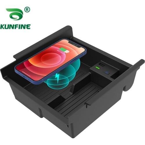 10W Car Wireless Charger for Toyota 4Runner 2010-2021 Cordless Charge Board Fast Charging Adapter Plate Quick Charger Pad