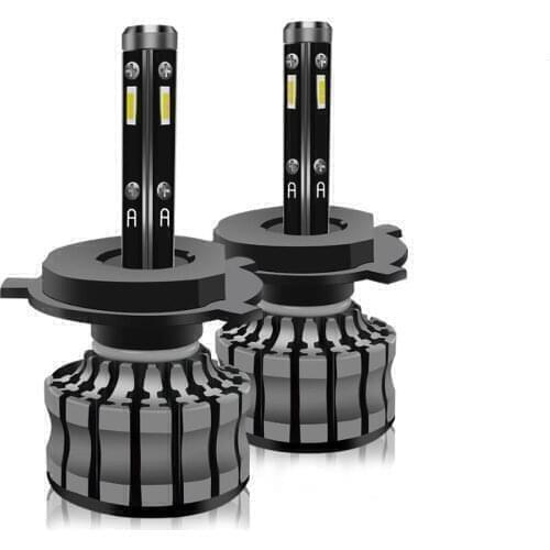 2 pcs 120W H4 H13 Dual Beams LED Headlight 4 Side CSP LED More Brightness 9006 H1 H7 9005 H11 9005 LED Headlight Bulbs 8000K