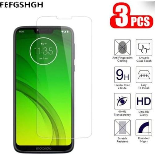 3Pcs/lot 2.5D Tempered Glass For Motorola Moto G7 Power Screen Protector Glass For Motorola Moto G7 Play Protective Film Glass