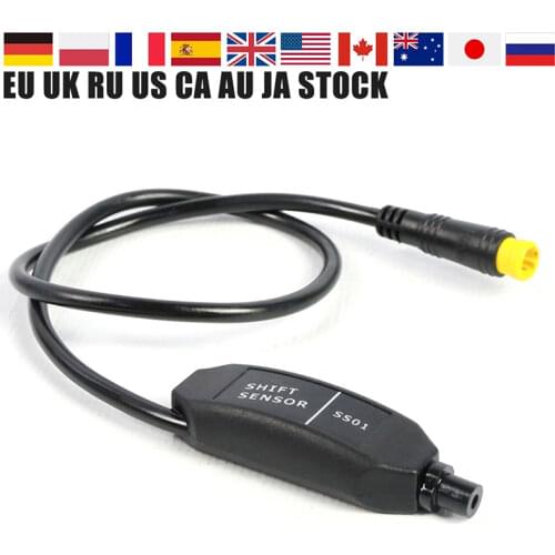 Shift Sensor for Bafang E-Bike BBS01 BBS02 BBSHD Mid Drive Motor Gear Sensor Three Core Waterproof Connector 24CM Cable