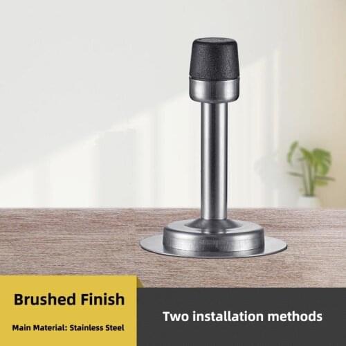 1PC Bathroom Door Holders Stainless Steel Door Stopper Door Holder Toilet Glass Door Hidden Doorstop Furniture Hardware