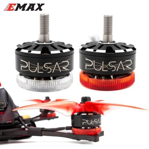 Emax Pulsar 2306 1700kv/2400KV 3-6S LED Light Brushless CW Thread Motor 4.0mm Shaft For RC FPV Racing Drone Quadcopter Toy