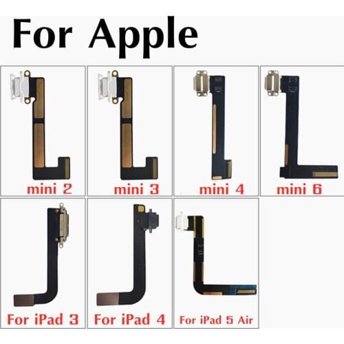 Charging Port Flex Cables For iPad mini / Air 2 3 4 5 6 USB Charger Connector Plug Socket Dock Charging Flex