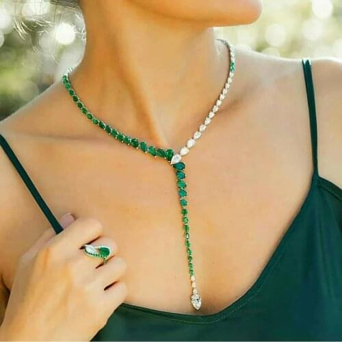 GODKI Super Luxury 2PCS Big Geometric Africa Cubic Zirconia Set Jewelry Set For Women Wedding Cubic Zirconia Dubai Bridal Set