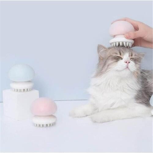 Furrytail Jellyfish Pet Massager Comb Negative Ion Anti-Static For Cat Hair Clean Pet Grooming Massager Comb