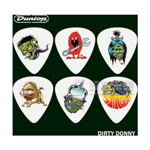 Dunlop Dirty Donny Guitar 6 Picks Set 3 Different Gauges