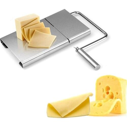 Kitchen Accessories Stainless Steel Cheese Slicer Cutting Serving Board Spreader