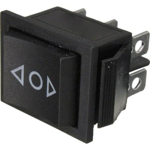 Boat (On)Off-(On) Momentary Rocker Switch DPDT 16A 250V AC 20A 125VAC 6 Pin 3 Position