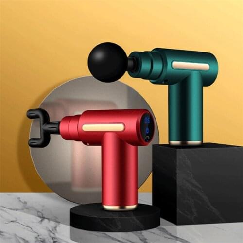 Massage Gun Deep Tissue Percussion Muscle Massager For Pain Relief Fascia Gun Electric Body Massager