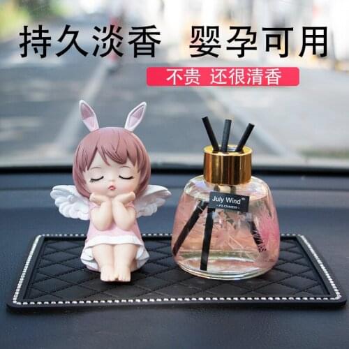 Cute Annie doll car perfume decoration instrument trolley interior accessories air freshener deodorant car aroma diffuser gift