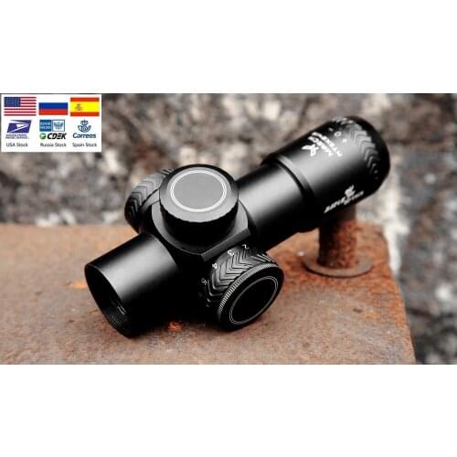 Hunting 3x28 Fixed Optic Riflescope Sight Green Red Rifle Scope for Hunting Sniper Airsoft Air Guns Red Dot Mounts Glock Scope