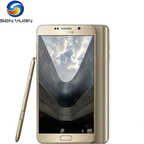Original Samsung Galaxy Note 5 N920A N920T N920V N920P 4G Mobile Phone Octa Core 5.7'' 4GB+32GB 16.0MP LTE 4G Android Smartphone