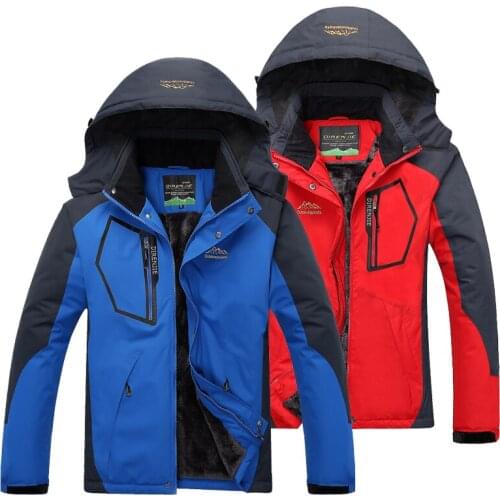 Autumn Winter Outdoor Men Camping Softshell Waterproof Windproof Jackets Climbing Trekking Hunting Ski Coat Male Sports Jackets