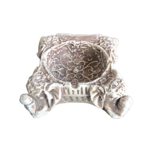 Handmade Ashtrays Antique Plaster Ashtray Home Living Room Nordic Large Fashion Lid Office Creative Personality