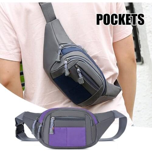 Fanny Pack Multifunctional Waist Pack Bag for Women Men Hip Bum Bag Traveling Outdoors Workout Sport Running Use BHD2