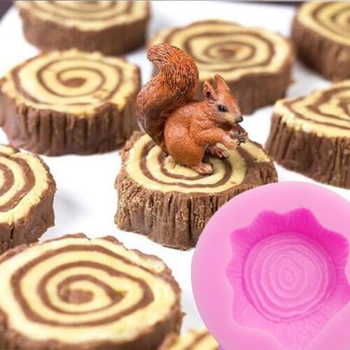 Craft Molds DIY Tree Shape Silicone Mold For Fondant Cake baking Mold Bakware Soap Mold Sugar Tool F0743