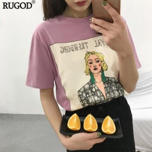 RUGOD Women's Short T-shirts