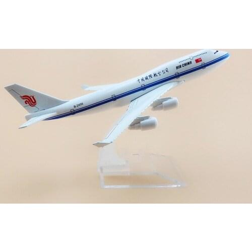 1:400 Scale Airplanes 16cm Air China Boeing B747 Metal Airplane Model Aviation Decoration Collectible