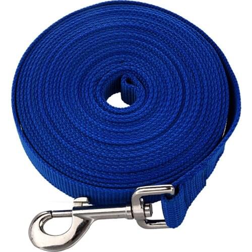 Blue 20FT Long Dog Puppy Pet Puppy Training Obedience Lead Leash