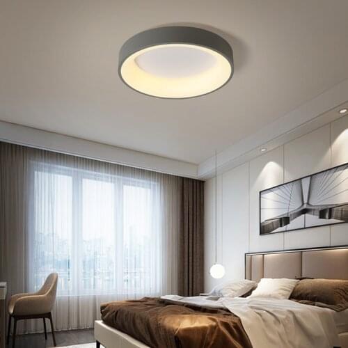 Bedroom lamp Nordic led home ceiling lamp simple modern atmosphere minimalist master bedroom lamps and lanterns