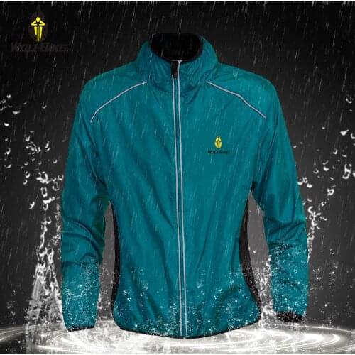 WOLFBIKE Windproof Waterproof Cycling Jacket MTB Bike Bicicleta Motocross Windcoat Long Sleeve Ropa Ciclismo Bicycle Windbreaker