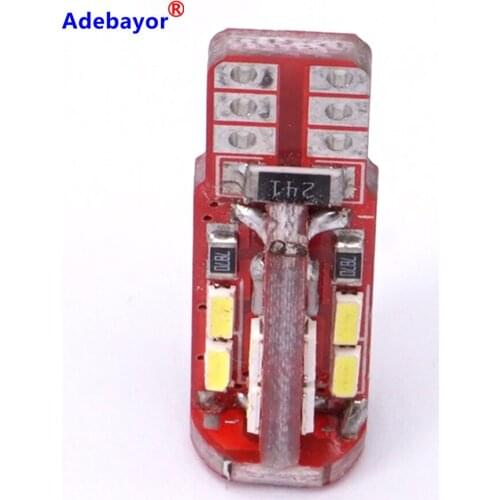 10pcs Canbus T10 Led 5W 4014 For Sumsung 19 SMD Car Marker Parking Lamp Bulb For Aprilia RXV RS Pegaso ETV W5W car accessories