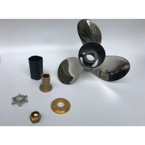 13.25x15 or 13 1/2X15 for 60HP-75HP MERCURY Outboard STAINLESS STEEL Propeller Set Motors motor fuera borda motor de popa