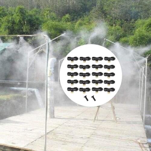 42Pcs/Set Fog Nozzles Kit for Patio Outdoor Garden Water Misting Cooling System