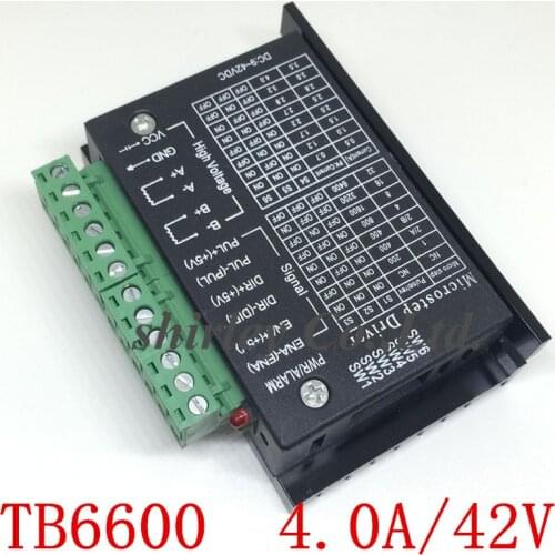 Motor Accessories Stepper Driver TB6600 Nema 23 Nema 34 42/57/86 Nema17 4A DC9-40V 1 axis Stepping Motor CNC Engraving Machine