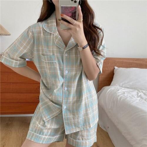 Alien Kitty Womens Summer Pajamas