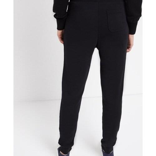 Women Spring Autumn Cotton Solid Color Embroidery Pant Female Slim Fashion Black Casual Pants Ladies High Quality Trousers ML002