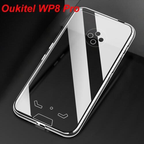 For Oukitel WP8 Case Silicon Cover Soft TPU Phone Protector Shell For Oukitel WP8 Pro Protective Glass Back Cover Capa Bumper