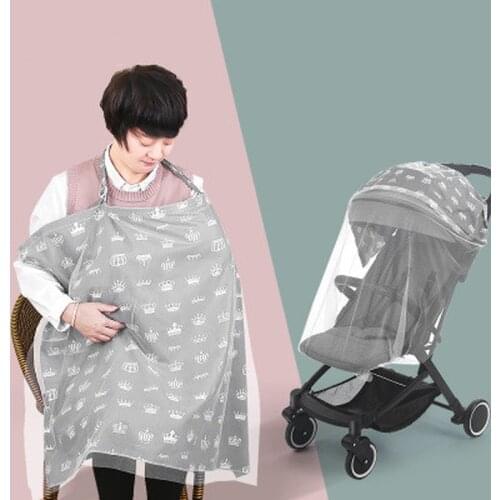 Maternity Breathable Baby Feeding Covers Mom Breastfeeding Garments Cover Adjustable Privacy Apron Clothes for Nursing Mothers