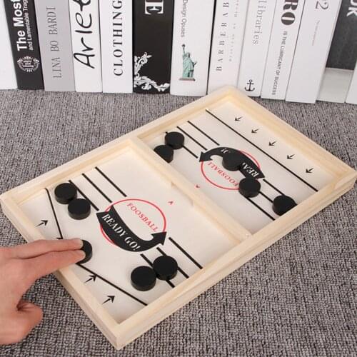 Foosball Winner Games Table Hockey Game Fast Sling Puck Board Game Fun Toy Catapult Chess Parent-child Interactive Toy For Child