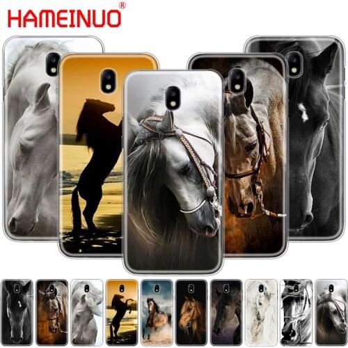 HAMEINUO Horse Animal Printed cover phone case for Samsung Galaxy J3 J5 J7 2017 J527 J727 J327 J330 J530 J730 PRO