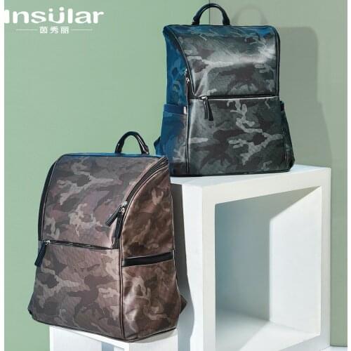 Camouflage Multi-Functional Waterproof Mummy Bag Backpack Large Capacity Multi-Functional Portable Mummy Backpack Daddy