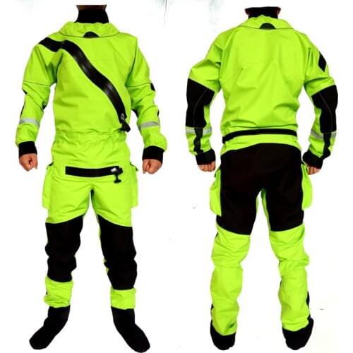 2019 UNISEX dry suit latex neck/wrist,attached socks for water recue whitewater,kayak,rafting,kateboarding,canoeing,fishing