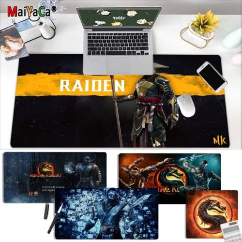MaiYaCa 2019 New New Designs Mortal Kombat 11 Laptop Gaming Mice Mousepad Rubber PC Computer Gaming mousepad
