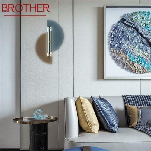 BROTHER Indoor Wall Sconces Light Postmodern Lamps Fixture Decorative For Home Living Room