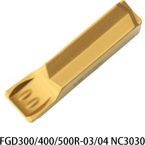 Original Korloy FGD500R-04 NC3030 FGD300R-03 NC3030 FGD400R-04 NC3030 Carbide Inserts FGD FGD500 Facing Blade Lathe Cutter Tools