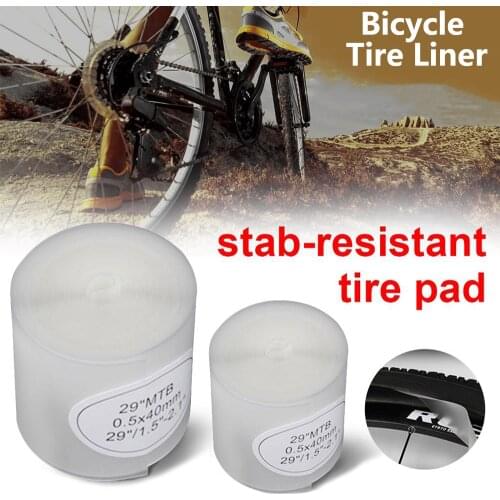 2pcs Bicycle Tire Liner Puncture Proof Belt Protection Pad Cycling Stab-resistant Tire Pad Explosion-proof MTB Road Bike Repair
