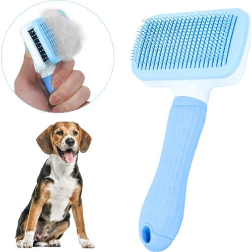 Pet Dog Hair Removal Needle Combs Fur Cleaning Brush Grooming Large Size Combs Tool Candy Color Non-slip Pets Dogs Cats Supplies