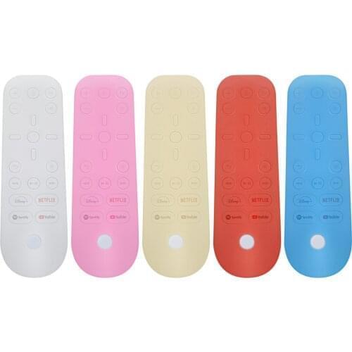 Silicone Case Remote Control Protective Cover For PS5 Game Console Accessories Soft Media Remote Protector Sleeve Shell