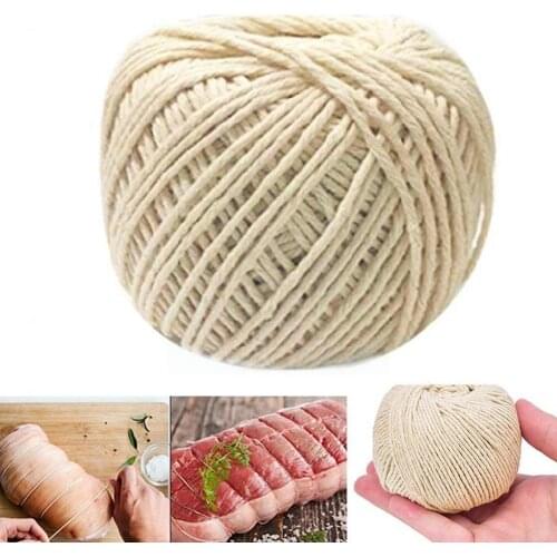 String For Meat Cooking Tools Butchers Cotton Twine Tools String Sausage Dog Ham with Bacon Hot Smoked Turkey Meat Trussin K8K3